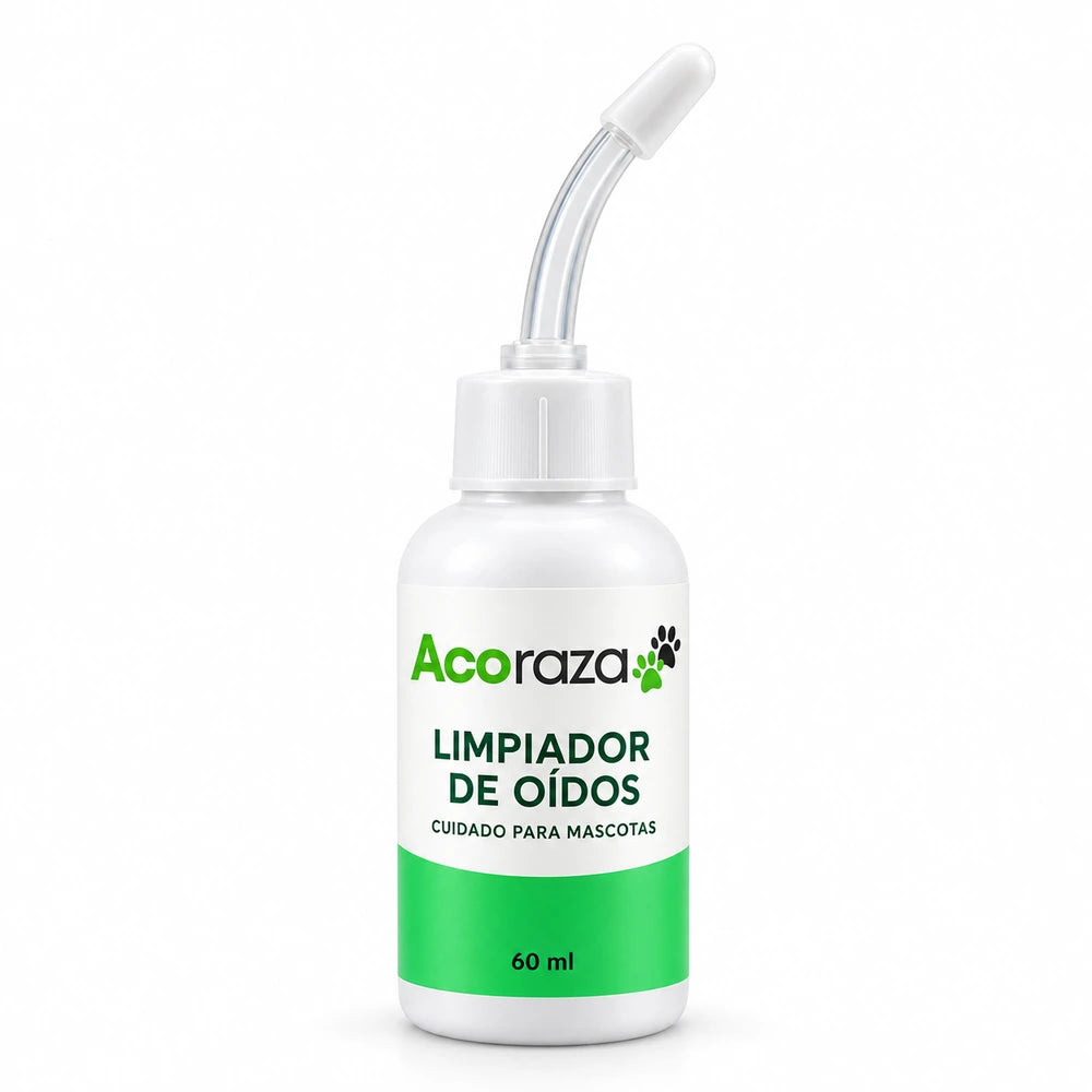 Liquido limpiador de oídos para perros y gatos - Formula sin olor